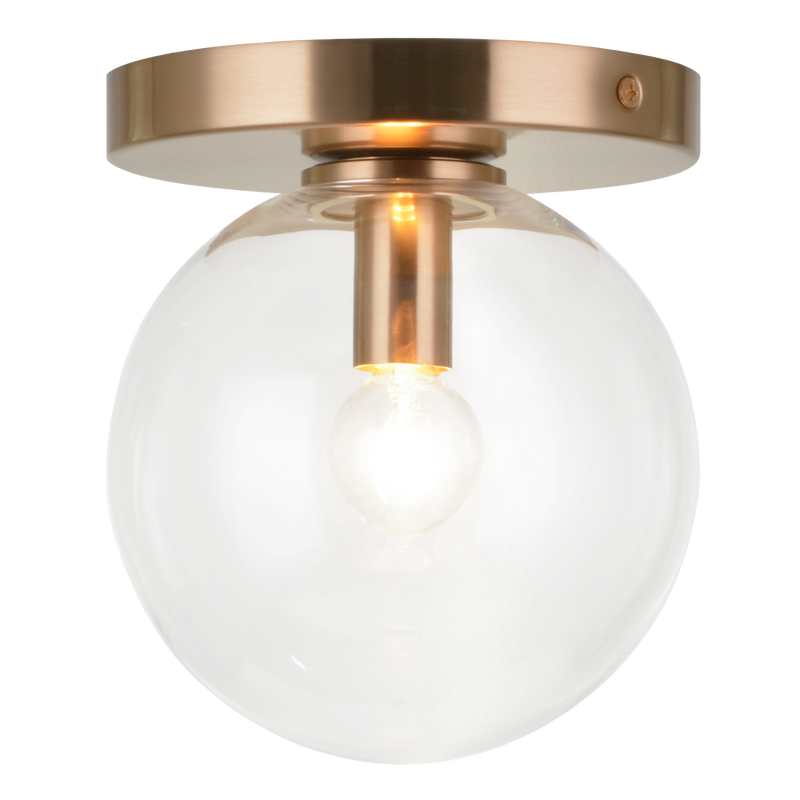 Cosmo Flush Mount (Small) | Gold/Clear