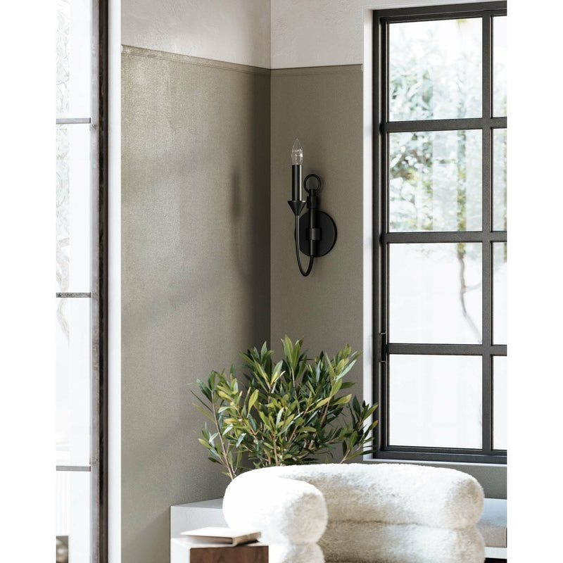 Cate 1-Light Wall Sconce | Forged Iron