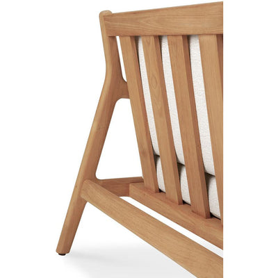 Teak Jack Outdoor Lounge Chair | Off-White