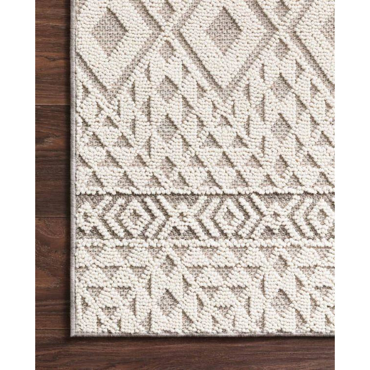 Cole Rug 04 | Silver / Ivory