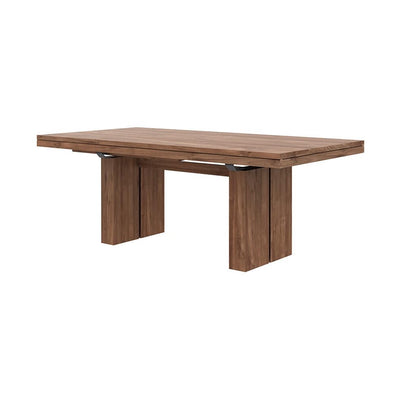 Teak Double Ext Dining Table