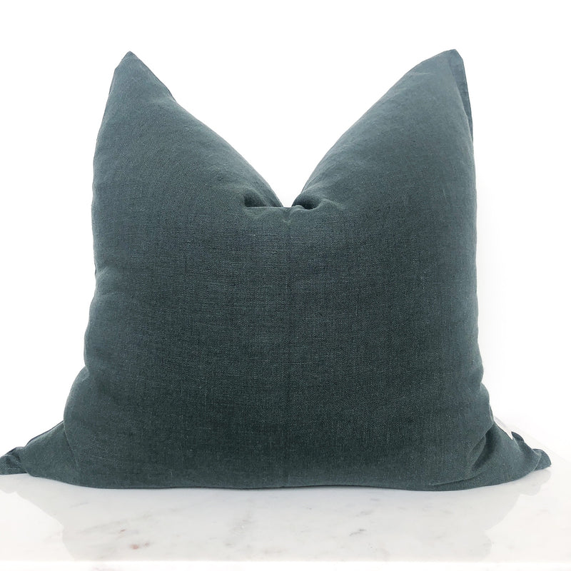 Linen 20" x 20"  Pillow | Forest Green