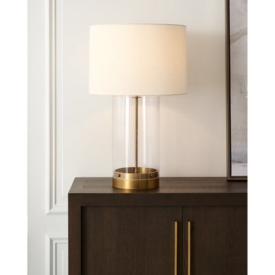 Garrett Table Lamp | Burnished Brass | Open Box