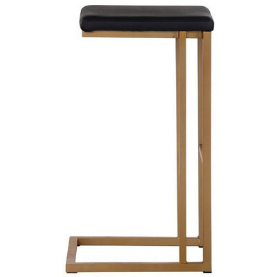 Boomer Counter Stool | Champagne Gold/Onyx (Set of 2)