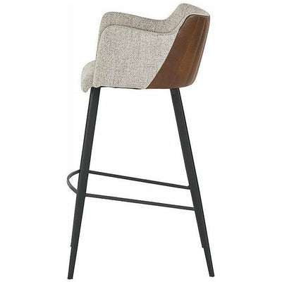 Gregg Counter Stool | Grey/Cognac