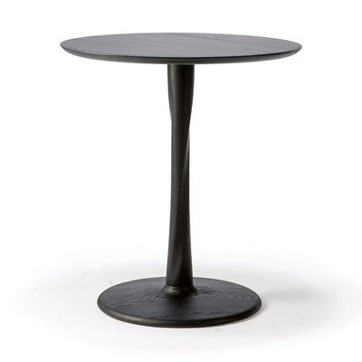Torsion Round Dining Table | Black Oak | Floor Model