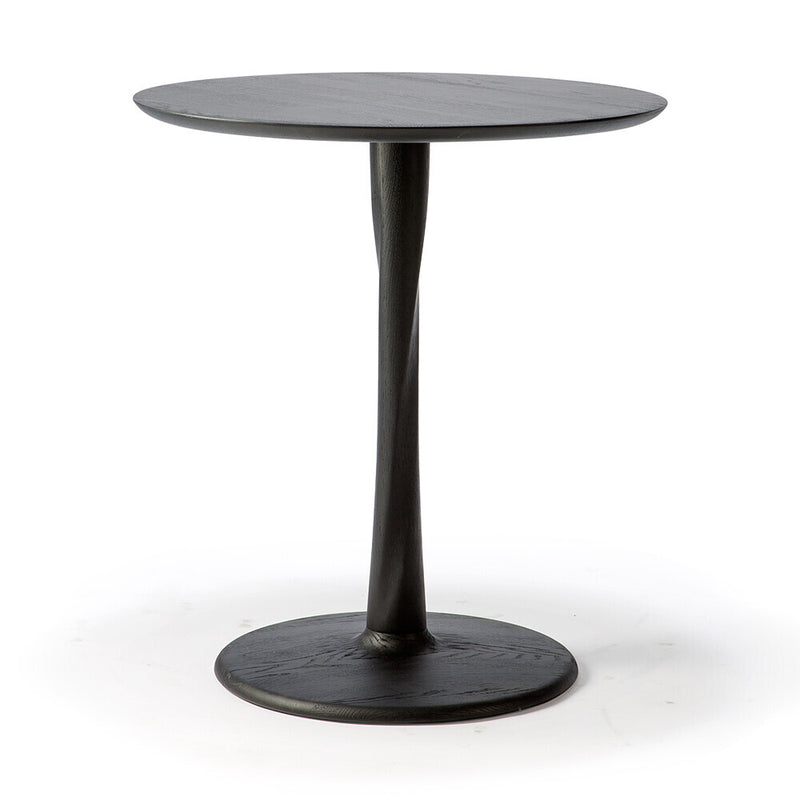 Torsion Dining Table | Round Black Oak