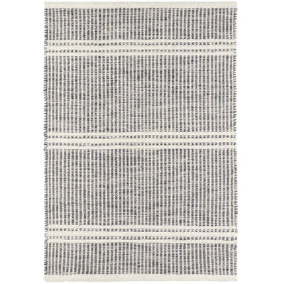 Malta Grey Woven Wool Rug