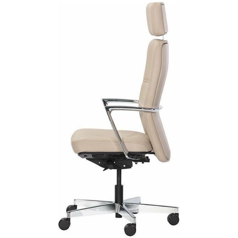 Denis Office Chair | Cream Leather