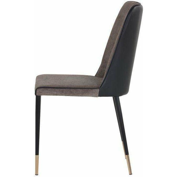 Klara Dining Chair | Sparrow Grey/Napa Black